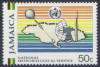 Weather radar on Jamaican postage stamp - RF Cafe
