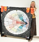 Smith Chart quilt by professor Cynthia Furse - RF Cafe