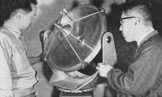 Rotating Subreflector Produces Circular Scanning, February 14, 1964 Electronics Magazine - RF Cafe