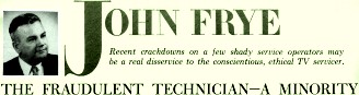 The Fraudulent Technician - A Minority, May 1964 Electronics World - RF Cafe