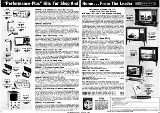 Heathkit Advertisement, February 1969 Electronics World - RF Cafe