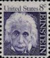 Albert Einstein Stamp, USA - RF Cafe