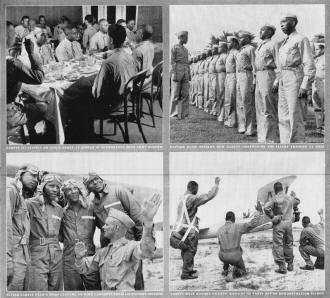 Captain Davis reviews new cadets undergoing pre-flight training at base - RF Cafe