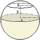 Volume and surface area of a sphere - zone and segment of two bases - RF Cafe