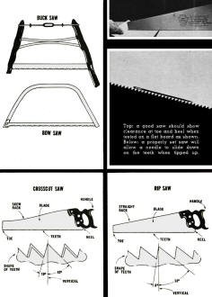 A Guide to Hand Saws (Bow Saw), March 1965 Mechanix Illustrated - RF Cafe