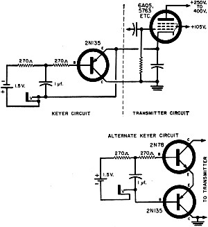 Code Keyer circuits - RF Cafe