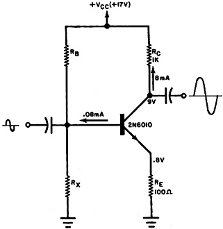 Transistor is shown cut off (A), saturated (B), and in normal mode (C) - RF Cafe
