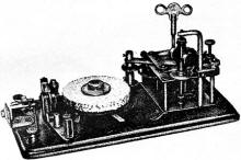 Omnigraph clockworks Morse key - RF Cafe