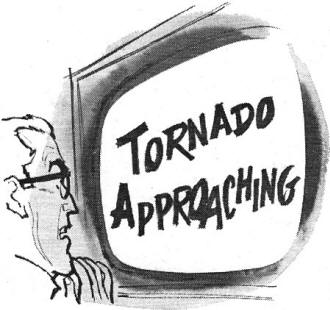 Carl & Jerry tornado warning - RF Cafe