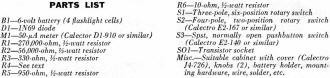Parts List Non-Destructive Transistor Tester - RF Cafe