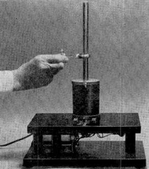 A small coil connected to a flashlight bulb illustrates transformer action of mutual inductance - RF Cafe
