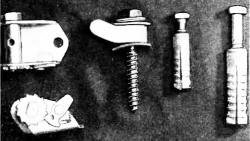 Ratchet take-up anchor hauls in guy wire slack with the twist of a wrench - RF Cafe