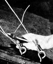 Two guy wires can be attached to the same ring for medium towers - RF Cafe