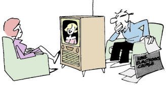 Hobnobbing with Harbaugh: Correspondence Schools (television), November 1962 Popular Electronics - RF Cafe