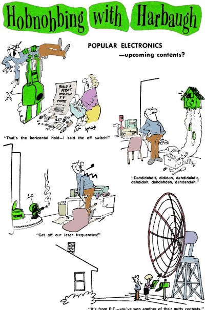 Hobnobbing with Harbaugh - Upcoming Contents? January 1964 Popular Electronics - RF Cafe