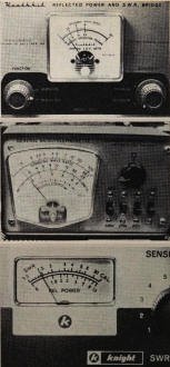 Three different SWR meters were inserted in the same line one at a time - RF Cafe