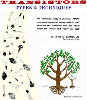 Transistors: Types & Techniques, November 1962 Popular Electronics - RF Cafe