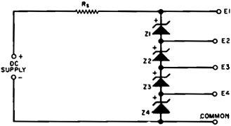 Stacked Zener diodes - RF Cafe
