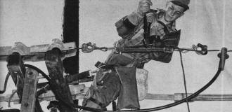 Broken power lines are reconnected by a mechanical splice called a compression connector - RF Cafe