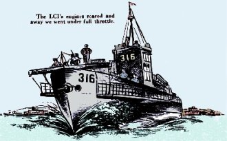 The LCI's engines roared and away we went under full throttle. - RF Cafe