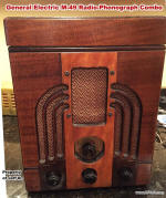 General Electric M-49 Radio-Phonograph (lid closed) (Jeff B.) - RF Cafe