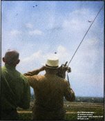 Churchill at U.S. Maneuvers, September 1942, Radio Craft (AI-enhanced) - RF Cafe Website