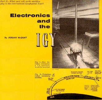 Electronics and the IGY, March 1958 Radio-Electronics - RF Cafe