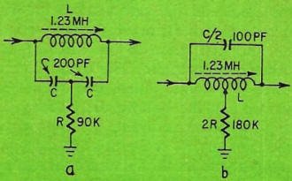 wo different forms of the bridged-T filter - RF Cafe