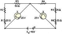 Therefore the voltage dropped across R3 and R4 will equal the voltage dropped across R4, R5 and R6 - RF Cafe