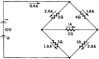 Kirchhoff's laws make this as easy to solve as the simpler circuits - RF Cafe