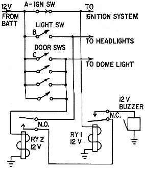 Headlight alarm shows how logic circuits can be turned to everyday use - RF Cafe
