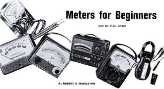 Meters for Beginners, November 1964 Radio-Electronics - RF Cafe