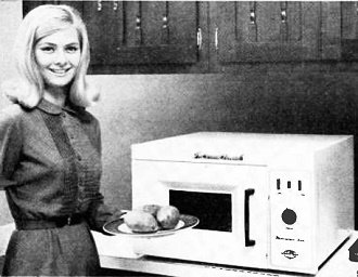 MC-24 microwave oven from International Crystal fits on a countertop - RF Cafe