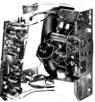 Motorola board functions while standing behind chassis for servicing - RF Cafe