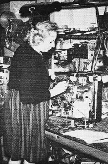 Whether testing transmitters or servicing TV sets, Vicki Labes - RF Cafe