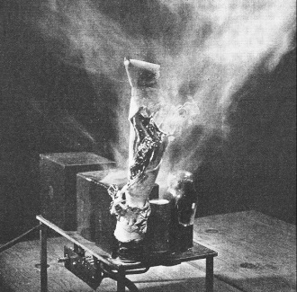Electrolytic Condenser "Blows Its Top", January 1947 Radio News - RF Cafe