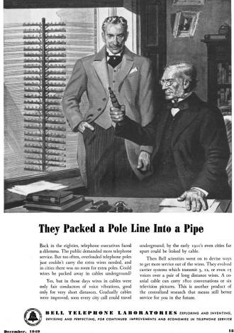 Bell Telephone Laboratories Advertisement, December 1949 Radio & Television News - RF Cafe