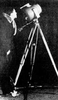 Measuring moon's temperature along with chart of actual recording - RF Cafe